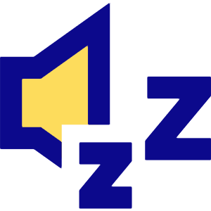 Volume Sleep Icon from Sharp Pop - Free Set