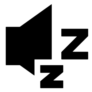 Volume Sleep Icon from Sharp Solid - Free Set