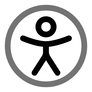 Accessibility Icon from Solar Line Duotone Set