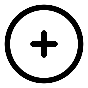 Add Circle Icon from Solar Linear Set