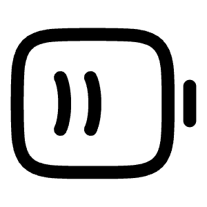 Battery Half Minimalistic Icon from Solar Linear Set