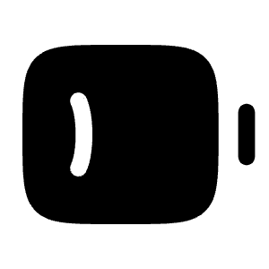Battery Low Minimalistic Icon from Solar Bold Set