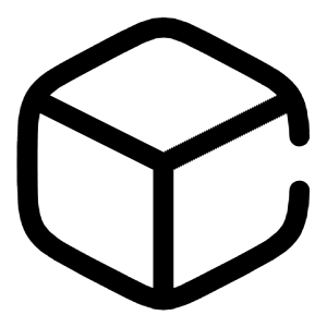 Box Minimalistic Icon from Solar Broken Set