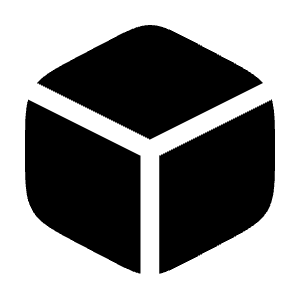 Box Minimalistic Icon from Solar Bold Set