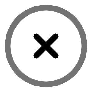 Close Circle Icon from Solar Line Duotone Set