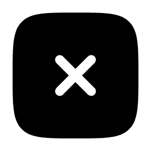 Close Square Icon from Solar Bold Set