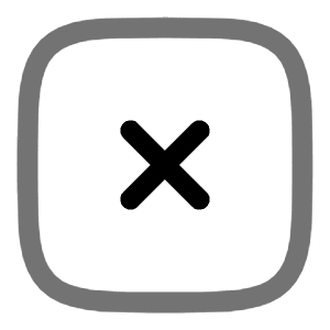 Close Square Icon from Solar Line Duotone Set