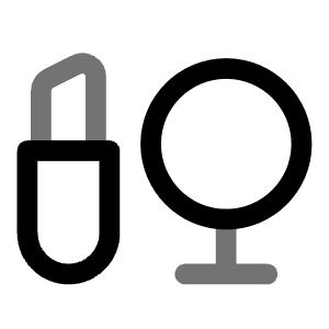 Cosmetic Icon from Solar Line Duotone Set