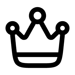 Crown Icon from Solar Linear Set