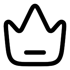 Crown Line Icon from Solar Linear Set