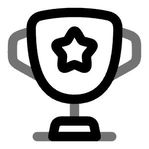 Cup Star Icon from Solar Line Duotone Set