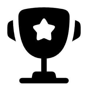 Cup Star Icon from Solar Bold Set
