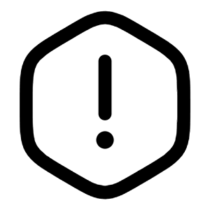 Danger Icon from Solar Linear Set