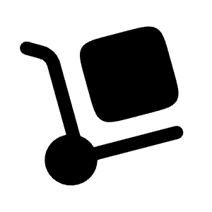 Delivery Icon from Solar Bold Set