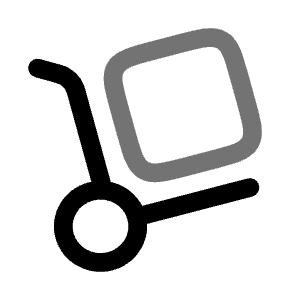 Delivery Icon from Solar Line Duotone Set