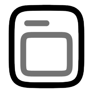 Feed Icon from Solar Line Duotone Set