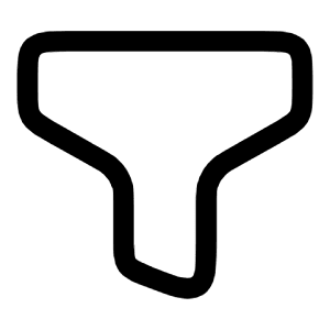 Filter Icon from Solar Linear Set