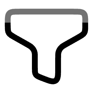 Filter Icon from Solar Line Duotone Set