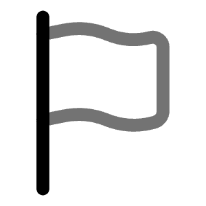 Flag Icon from Solar Line Duotone Set