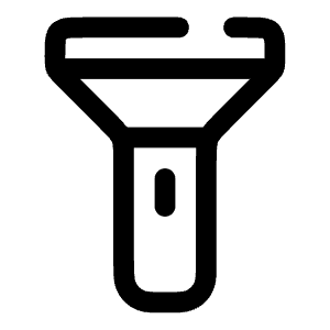 Flashlight Icon from Solar Broken Set