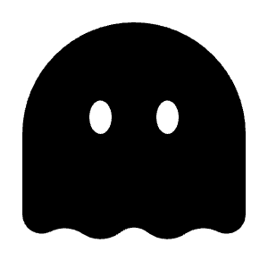 Ghost Icon from Solar Bold Set