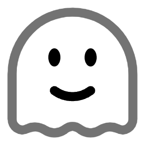 Ghost Smile Icon from Solar Line Duotone Set