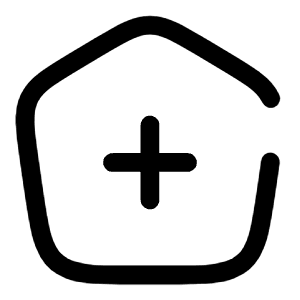 Home Add Angle Icon from Solar Broken Set