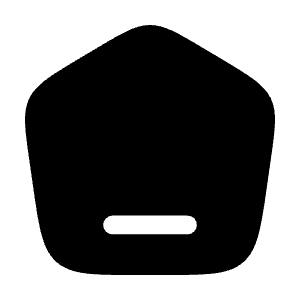 Home Angle Icon from Solar Bold Set