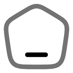Home Angle Icon from Solar Line Duotone Set