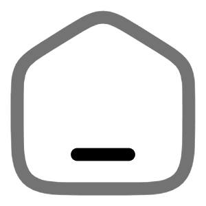 Home Icon from Solar Line Duotone Set