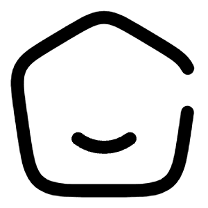 Home Smile Angle Icon from Solar Broken Set