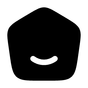 Home Smile Angle Icon from Solar Bold Set