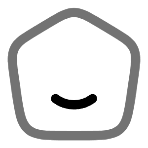 Home Smile Angle Icon from Solar Line Duotone Set