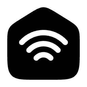 Home WiFi Icon from Solar Bold Set