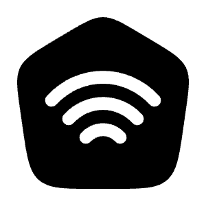 Home WiFi Angle Icon from Solar Bold Set