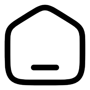 Home Icon from Solar Linear Set