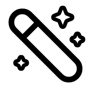 Magic Stick 3 Icon from Solar Linear Set