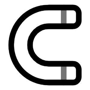 Magnet Icon from Solar Line Duotone Set