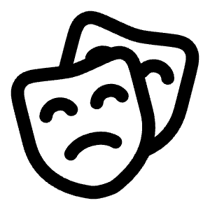 Masks Icon from Solar Linear Set