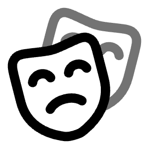 Masks Icon from Solar Line Duotone Set