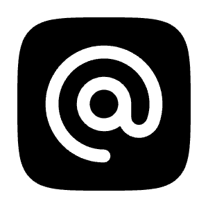 Mention Square Icon from Solar Bold Set