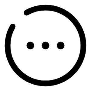 Menu Dots Circle Icon from Solar Broken Set
