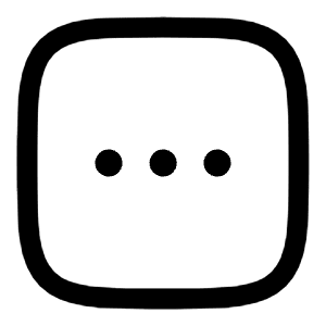 Menu Dots Square Icon from Solar Linear Set