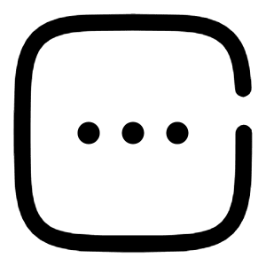 Menu Dots Square Icon from Solar Broken Set