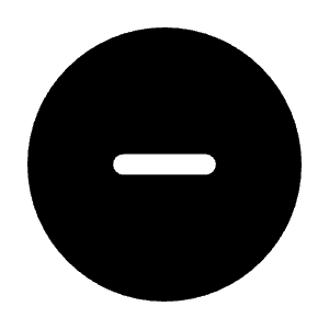 Minus Circle Icon from Solar Bold Set