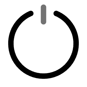 Power Icon from Solar Line Duotone Set