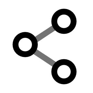 Share Icon from Solar Line Duotone Set