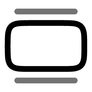 Slider Minimalistic Horizontal Icon from Solar Line Duotone Set