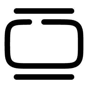 Slider Minimalistic Horizontal Icon from Solar Broken Set