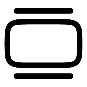 Slider Minimalistic Horizontal Icon from Solar Linear Set